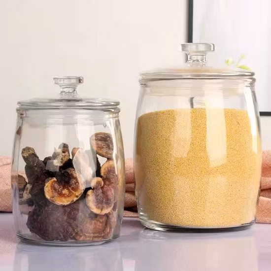 Produttore di barattoli di vetro per la conservazione degli alimenti da cucina da 100 ml/180 ml/200 ml/250 ml/280 ml/300 ml/380 ml Miele/Marmellata/Sottaceti/Caffè/Candela/Mason/Budino/Yogurt/Tè/Succhi